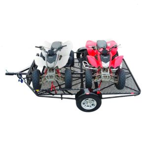 Galvanized Stow and Go Folding Car Tow Dolly with Surge Brake RV Trailer 4900 lb