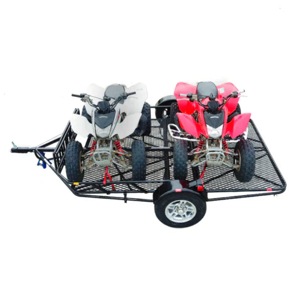 Galvanized Stow and Go Folding Car Tow Dolly with Surge Brake RV Trailer 4900 lb