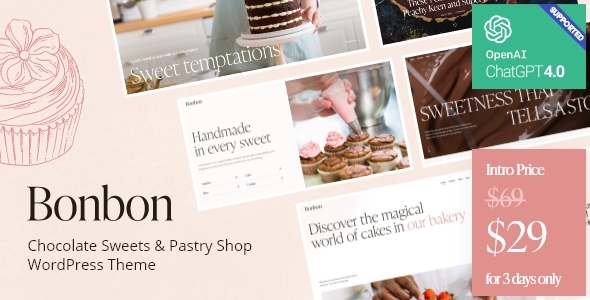 Bonbon Wordpress Theme - Nulled + Extended License
