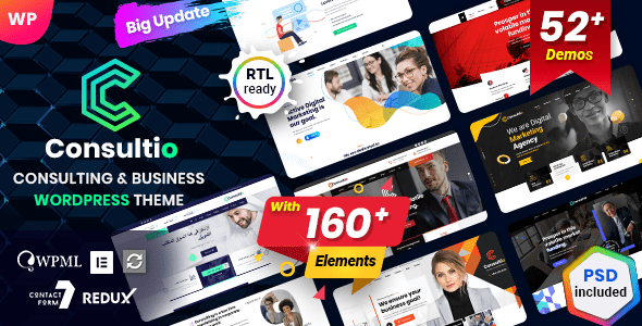 Consultio WordPress Theme - Nulled + Extended License