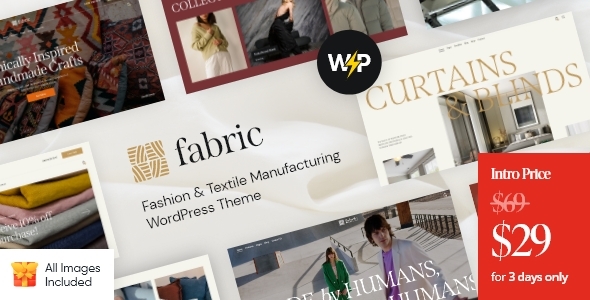 Fabric Wordpress Theme - Nulled + Extended License