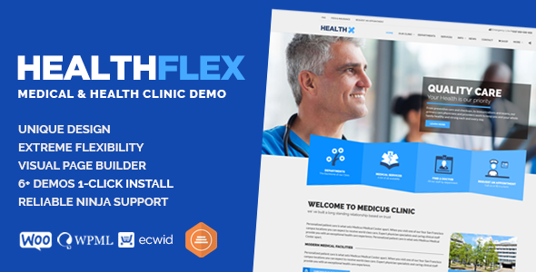 Healthflex Wordpress Theme - Nulled + Extended License