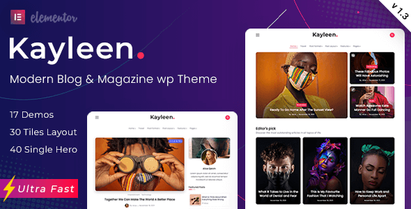 Kayleen Wordpress Theme - Nulled + Extended License