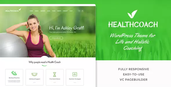 Health Coach Wordpress Theme - Nulled + Extended License