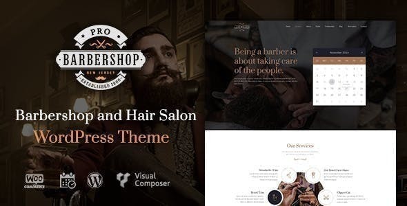 Barbershop Wordpress Theme - Nulled + Extended License