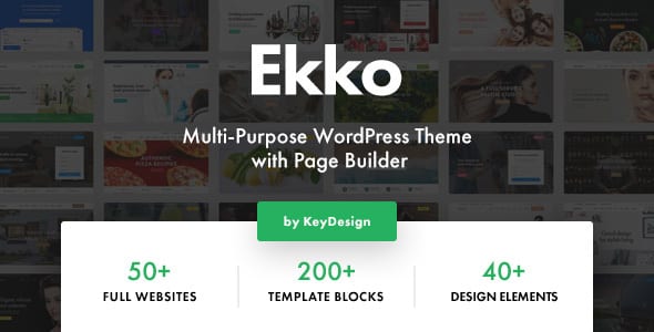 Ekko Wordpress Theme - Nulled + Extended License