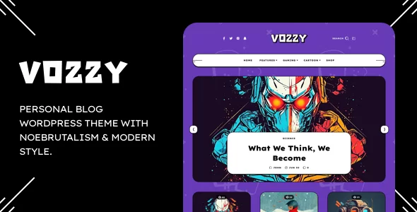Vozzy Wordpress Theme - Nulled + Extended License