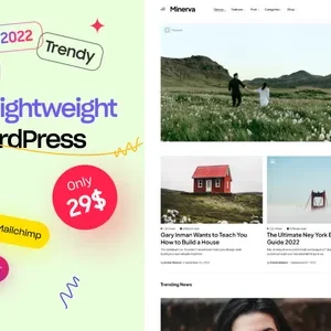 Minerva Wordpress Theme - Nulled + Extended License