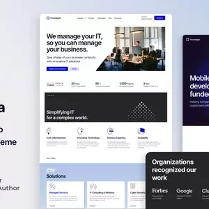 Tecnologia Wordpress Theme - Nulled + Extended License