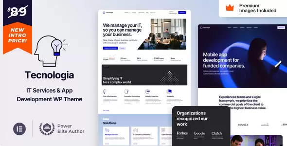 Tecnologia Wordpress Theme - Nulled + Extended License