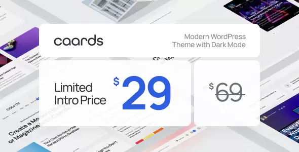Caards Wordpress Theme - Nulled + Extended License