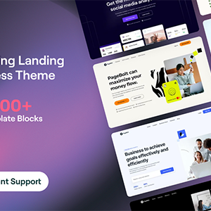 PageBolt Wordpress Theme - Nulled + Extended License