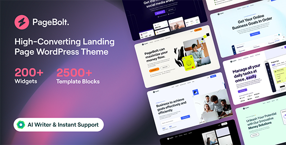 PageBolt Wordpress Theme - Nulled + Extended License