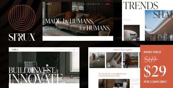 Strux Wordpress Theme - Nulled + Extended License