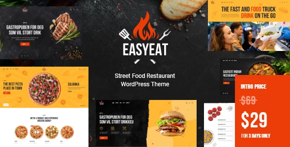 EasyEat Wordpress Theme - Nulled + Extended License