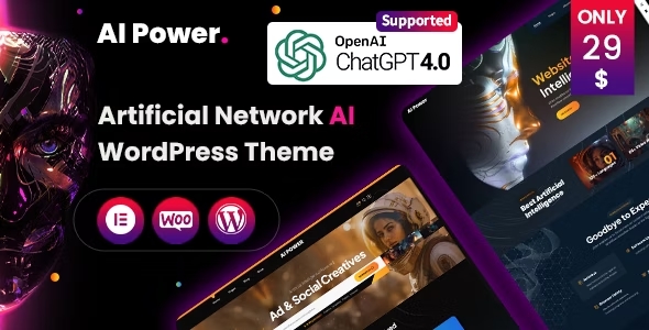 AI Power WordPress Theme - Nulled + Extended License