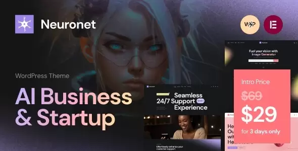 Neuronet Wordpress Theme - Nulled + Extended License