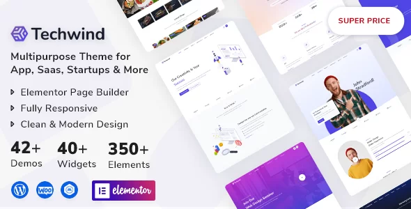 Techwind WordPress Theme - Nulled + Extended License