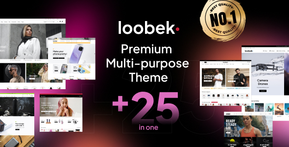 Loobek Wordpress Theme - Nulled + Extended License