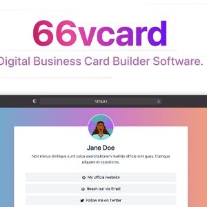 66vcard – Digital Business Card Builder [Regular License] Nulled + Extended License Free Download
