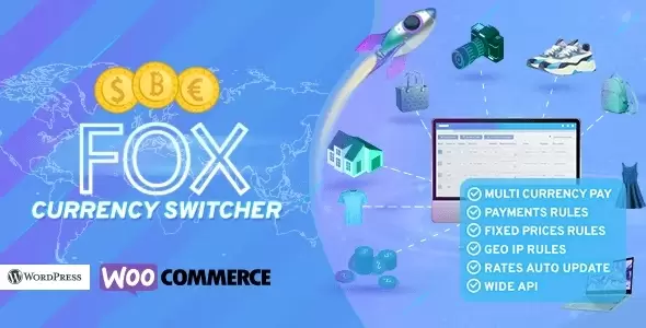 FOX – Currency Switcher Professional for WooCommerce WordPress Plugin - Nulled + Extended License