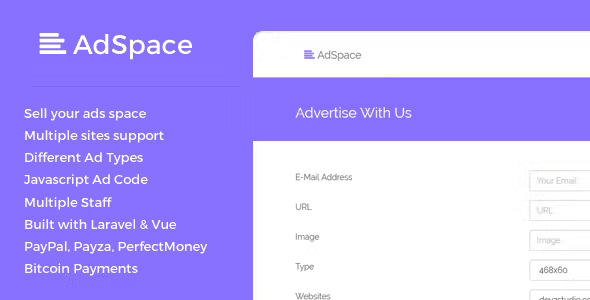 AdSpace – Sell your ad space Nulled + Extended License Free Download