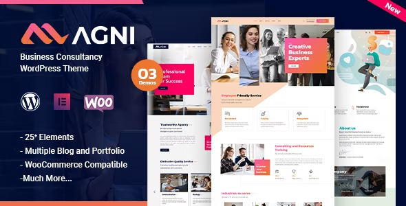 Agni – Business Consulting WordPress Theme v1.1.2
 Nulled + Extended License Free Download