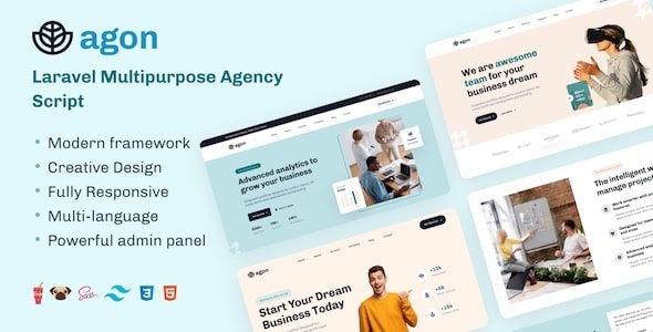 Agon – Laravel Multipurpose Agency Script Nulled + Extended License Free Download