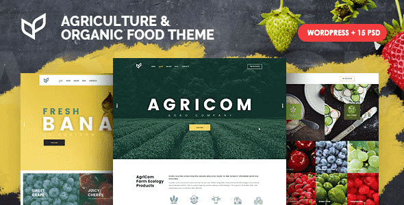 Agricom WordPress Theme 1.7.7 – Agriculture & Organic Food Theme
 Nulled + Extended License Free Download