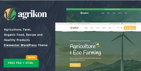 Agrikon – Organic Food & Agriculture WooCommerce Theme 1.2.3
 Nulled + Extended License Free Download