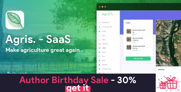 Agris – SaaS platform script for agriculture  3.5.0 [Extended License] Nulled + Extended License Free Download