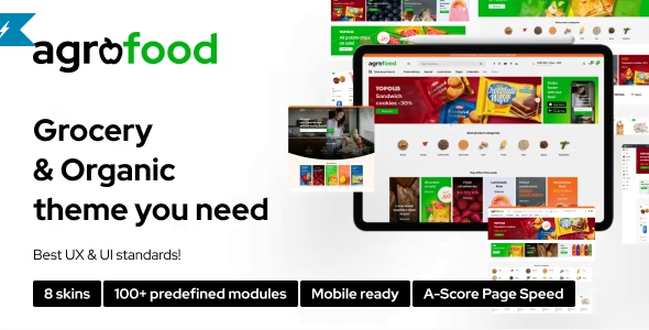 Agrofood – Elementor WooCommerce WordPress Theme 1.1.7
 Nulled + Extended License Free Download