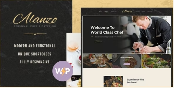 Alanzo – Personal Chef & Catering WordPress Theme 1.0.10
 Nulled + Extended License Free Download