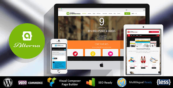 Alterna WordPress Theme 9.13 – Ultra Multi-Purpose Nulled + Extended License Free Download