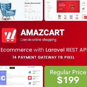 AmazCart – Laravel Ecommerce System CMS Nulled + Extended License Free Download