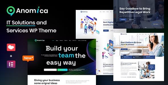 Anomica – IT Solutions and Services WordPress Theme 4.3
 Nulled + Extended License Free Download