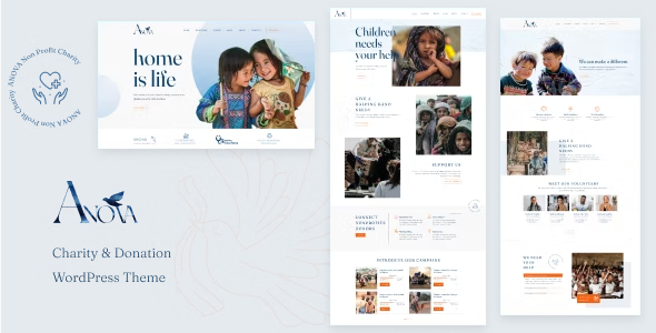 Anova – Charity & Donation WordPress Theme 1.0.1
 Nulled + Extended License Free Download