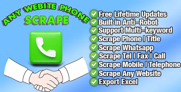 Any Webite Phone Scrape|Extract Pro Nulled + Extended License Free Download