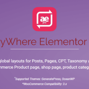 AnyWhere Elementor Pro WordPress Plugin - Nulled + Extended License