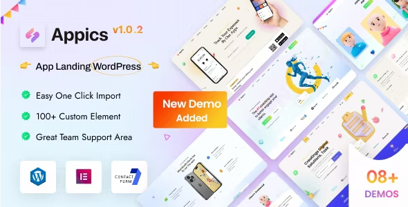 Appics – app landing page WordPress Theme 1.0.2
 Nulled + Extended License Free Download