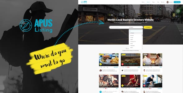 ApusListing Wordpress Theme - Nulled + Extended License
