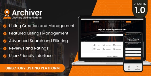 Archiver – Directory Listing Platform Nulled + Extended License Free Download
