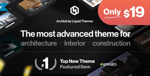 ArcHub – Architecture and Interior Design WordPress Theme v 1.2.4
 Nulled + Extended License Free Download