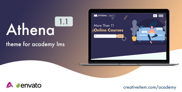 Athena – Academy LMS Theme 1.2 Nulled + Extended License Free Download