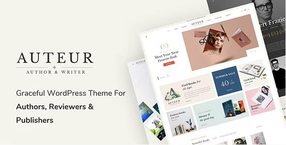 Auteur – WordPress Theme for Authors and Publishers 5.6
 Nulled + Extended License Free Download