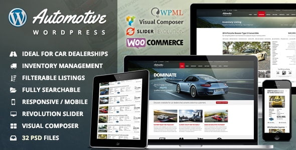 Automotive Car Dealership Business 12.9.4 WordPress Theme
 Nulled + Extended License Free Download