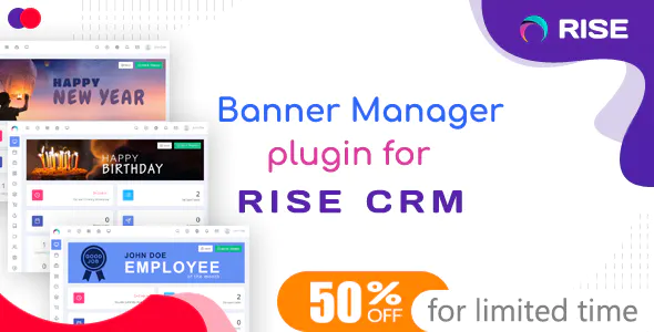 Banner Manager for RISE CRM 1.1 Nulled + Extended License Free Download