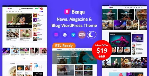 Benqu – News Magazine WordPress Theme 1.1.0
 Nulled + Extended License Free Download