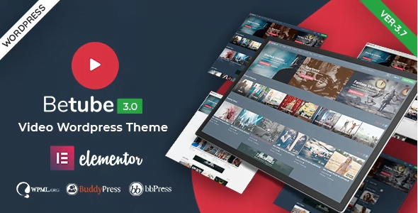 Betube Video WordPress Theme 3.0.7
 Nulled + Extended License Free Download