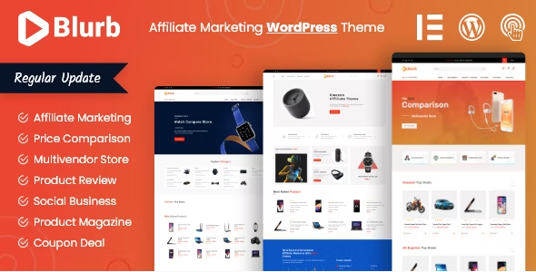 Blurb – Affiliate Marketing WordPress Theme 2.2.2 Nulled + Extended License Free Download